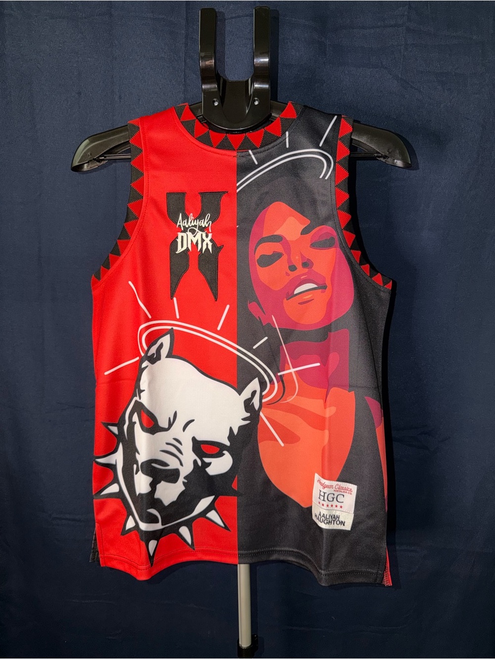Headgear Classics Aaliyah x DMX Basketball Jersey Size Large NWT